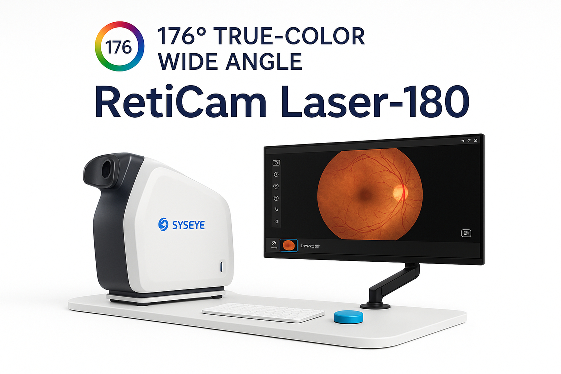 RetiCam 3100 Plus 176° Wide Field Fundus Camera с оптическим разрешением 8μm и 27-дюймовым цветовым HD-монитором для офтальмической диагностики